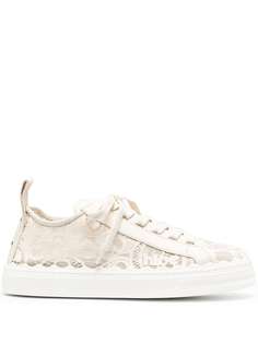 Chloé кружевные кеды