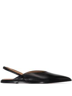 ATP Atelier Tressanti leather slingback ballerina shoes