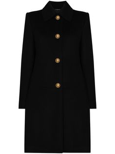 Givenchy однобортное пальто с цепочкой