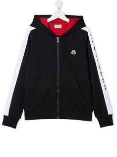 Moncler Enfant худи в стиле колор-блок