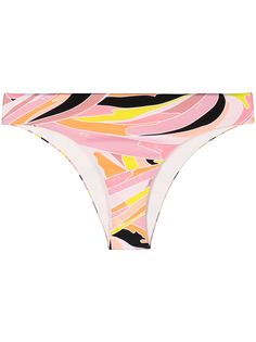 Emilio Pucci плавки бикини с принтом Vetrate