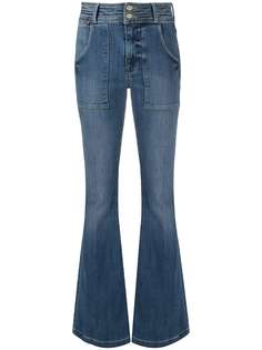 FRAME расклешенные джинсы с завышенной талией