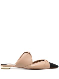 Aquazzura двухцветные мюли