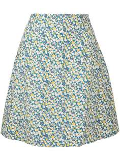 A.P.C. юбка А-силуэта с цветочным принтом