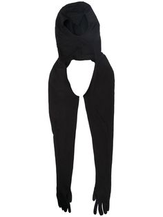 Walter Van Beirendonck Pre-Owned капюшон Heart с перчатками