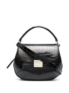 Emporio Armani сумка-тоут с тиснением под кожу крокодила