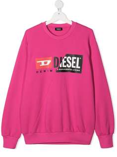 Diesel Kids толстовка с логотипом