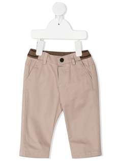 Fendi Kids брюки чинос с логотипом FF