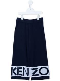 Kenzo Kids широкие брюки с логотипом