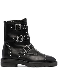 Stuart Weitzman ботинки Jesse Lift с заклепками