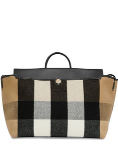 Burberry дорожная сумка Society в клетку