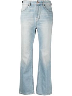 Victoria Victoria Beckham расклешенные джинсы средней посадки