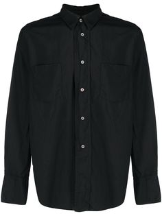 Black Comme Des Garçons рубашка с длинными рукавами