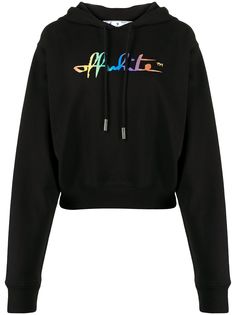 Off-White худи с логотипом