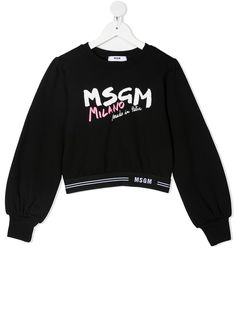 MSGM Kids толстовка с логотипом