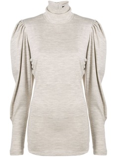 Isabel Marant джемпер с высоким воротником и пышными рукавами