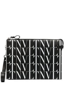 Valentino Garavani клатч VLTN Times на молнии