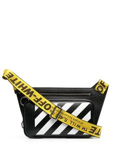 Off-White поясная сумка с логотипом