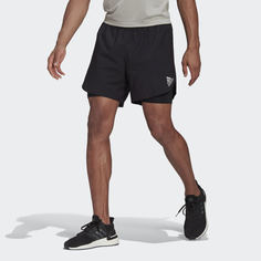 Шорты для бега 2-в-1 adidas Fast Primeblue
