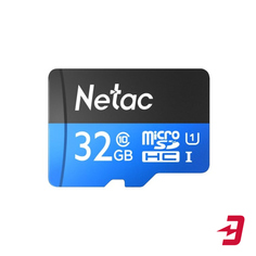 Карта памяти NETAC MicroSD P500 Standard 32GB (NT02P500STN-032G-S)