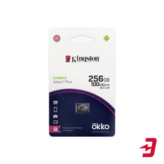 Карта памяти Kingston MicroSD Canvas Select Plus 256GB + промо Okko (SDCS2OK)