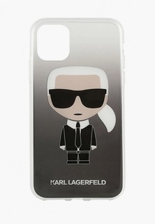 Чехол для iPhone Karl Lagerfeld 11 Pro, TPU/PC collection Karl Iconik Gradient Black