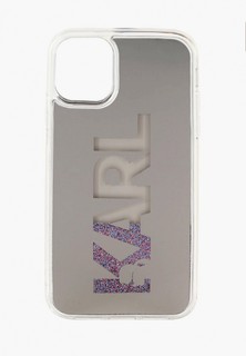 Чехол для iPhone Karl Lagerfeld 11, Liquid glitter Mirror Silver