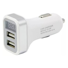 Автомобильное зарядное устройство WIIIX UCC-2-26-VM, 2xUSB, 2.1A, черный