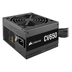 Блок питания CORSAIR CV650, 650Вт, 120мм, черный, retail [cp-9020211-eu/rps0128]