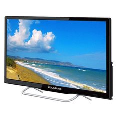 Телевизор POLARLINE 24PL12TC, 24", HD READY, черный