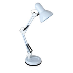 Светильник настольный CAMELION KD-313 C01, на основание, 40Вт, белый [13639]