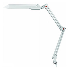 Светильник настольный CAMELION KD-017C С01, на струбцине, 11Вт, белый [3279]