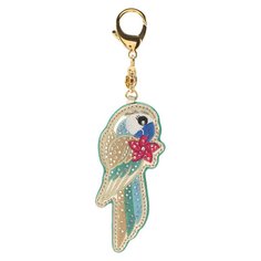 Брелок для сумки Tropical Parrot Swarovski