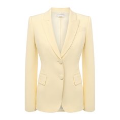 Жакет из шерсти и шелка Alexander McQueen