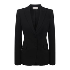 Жакет из шерсти и шелка Alexander McQueen