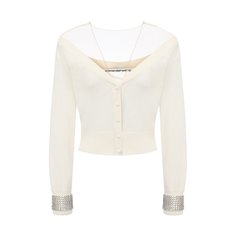 Кардиган из шерсти и вискозы Alexander Wang