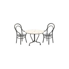 Игрушечный Обеденный стол и два стула мини Maileg