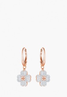 Серьги Swarovski® Latisha с золотым напылением
