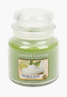Свеча ароматическая Yankee Candle Ваниль и лайм Vanilla Lime 411 г / 65-90 часов