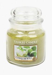 Свеча ароматическая Yankee Candle Кубинский Мохито Cuban Mojito 411 г / 65-90 часов