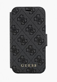 Чехол для iPhone Guess 12 mini (5.4), PU 4G collection Grey/Black