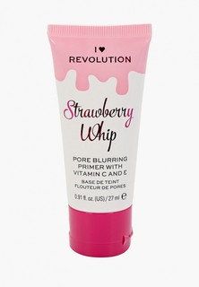 Праймер для лица I Heart Revolution Strawberry Whip Pore Blurring Primer With Vitamin C And E, 27 мл.