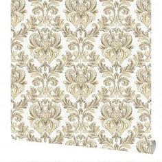 Обои бумажные Elysium Беркли белые 0.53 м 84500