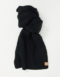 Вязаный шарф Boardmans-Черный цвет
