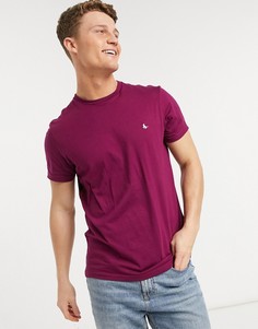 Бордовая футболка Jack Wills Sandleford-Красный