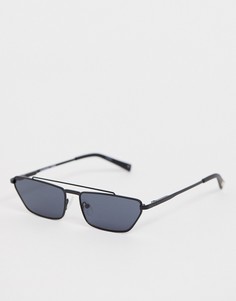 Черные квадратные солнцезащитные очки Le Specs Electricool-Черный