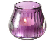 Подсвечник под чайную свечу Омский свечной Элисон 7x8cm Lilac 1016387