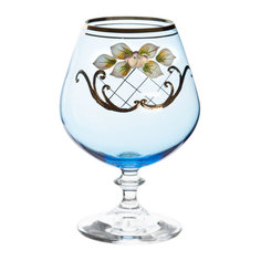 Набор бокалов для коньяка Анжела голубой 6 шт Bohemia Glass
