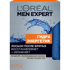 Лосьон после бритья Loreal Men Expert Гидра Энергетик Антибактериальный эффект (A7469700/6) L'Oreal