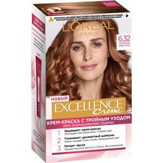 Краска L’Oreal Excellence Creme 6.32 Золотистый темно-русый (A7140325) L'Oreal